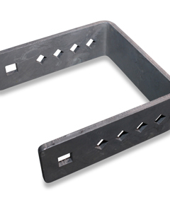 Support plate 20-65 galv f/straw pellet holder dia 80mm